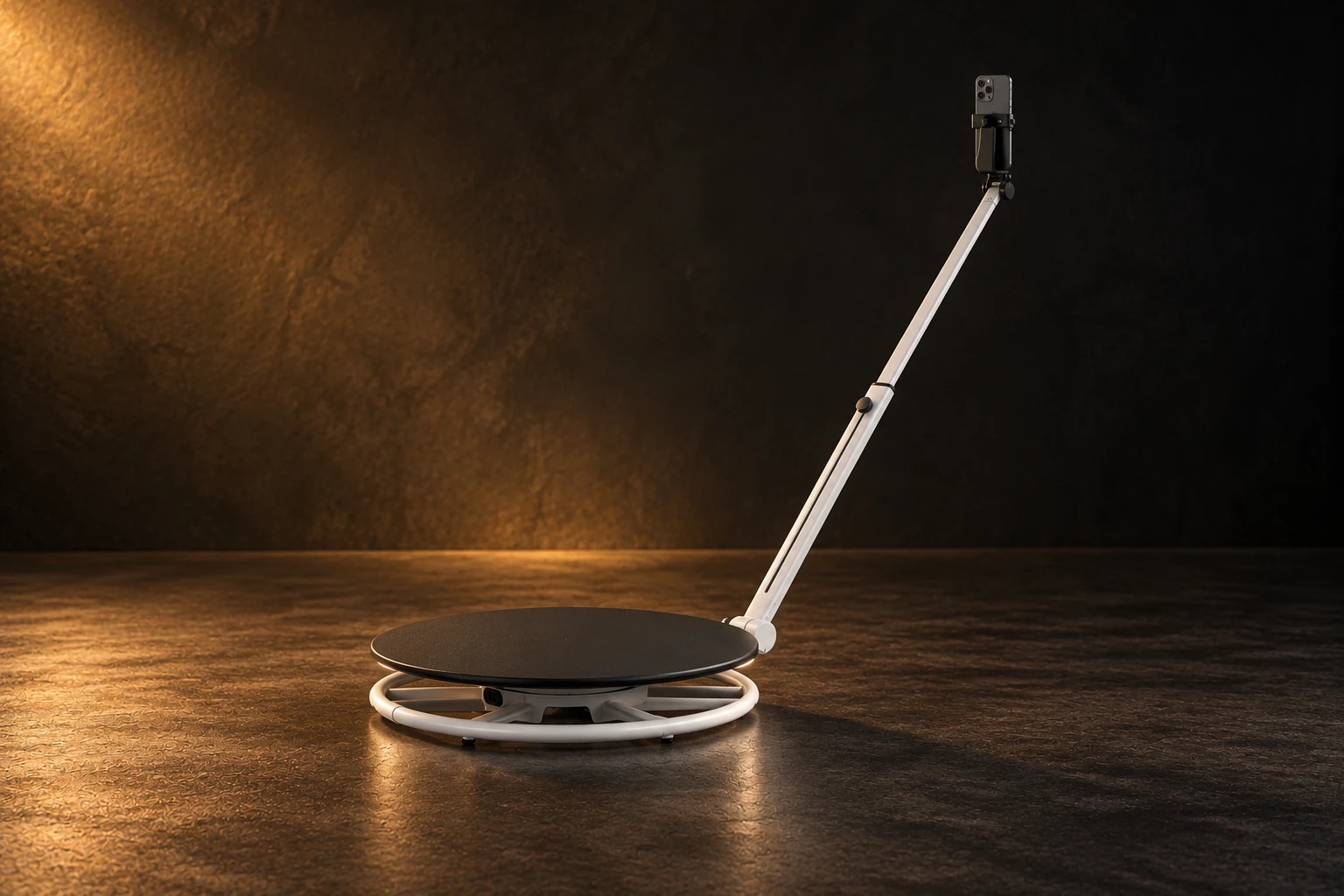 The 360 Booth platform and camera arm